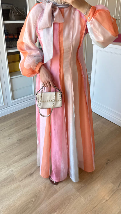 Candy Stripe Maxi Dress