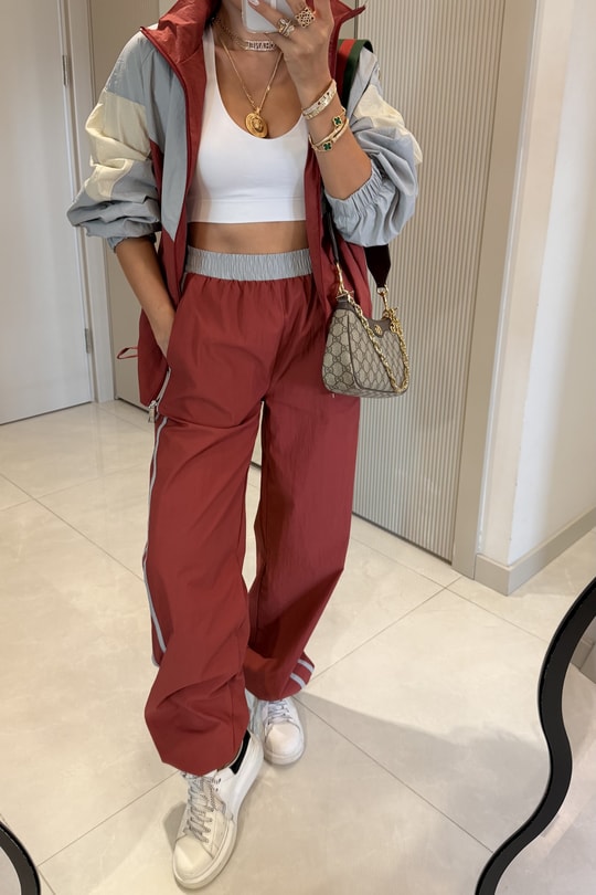 Contract Parachute fabric tracksuit