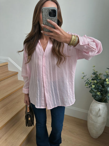 Tencel oversized shirt