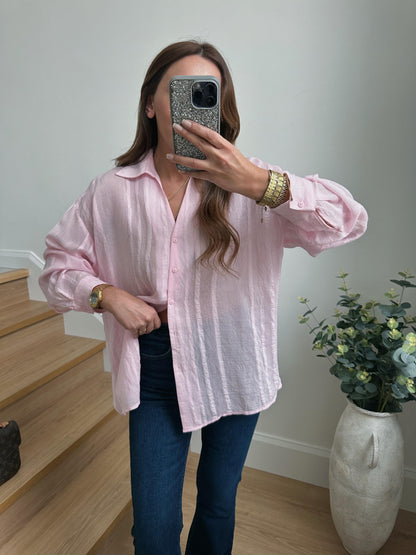 Tencel oversized shirt