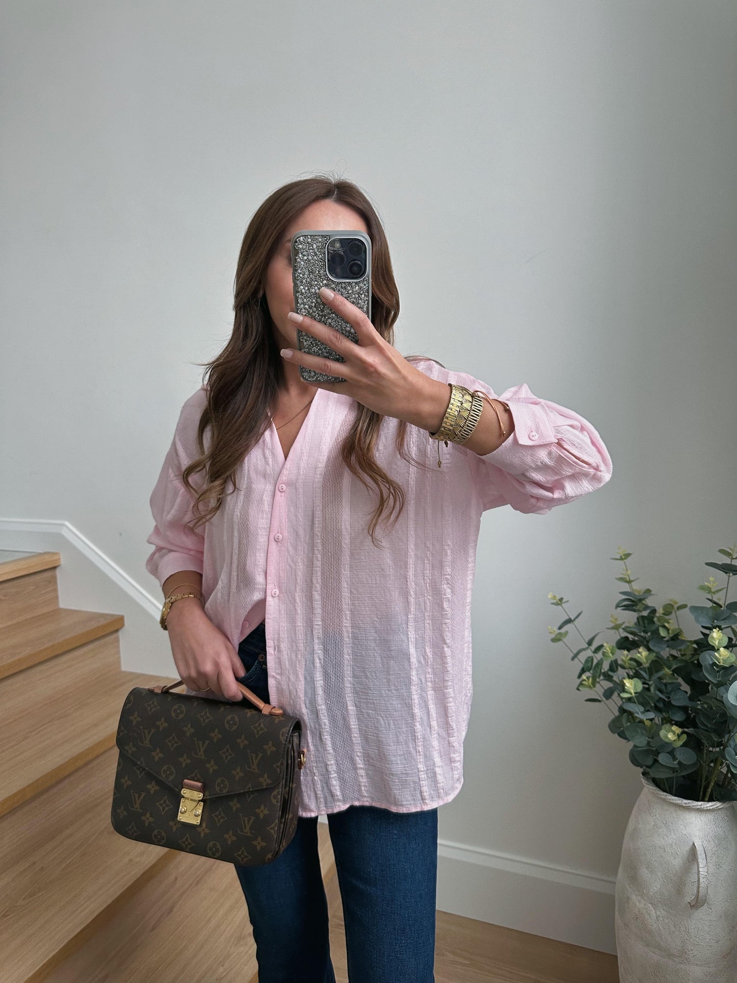 Tencel oversized shirt