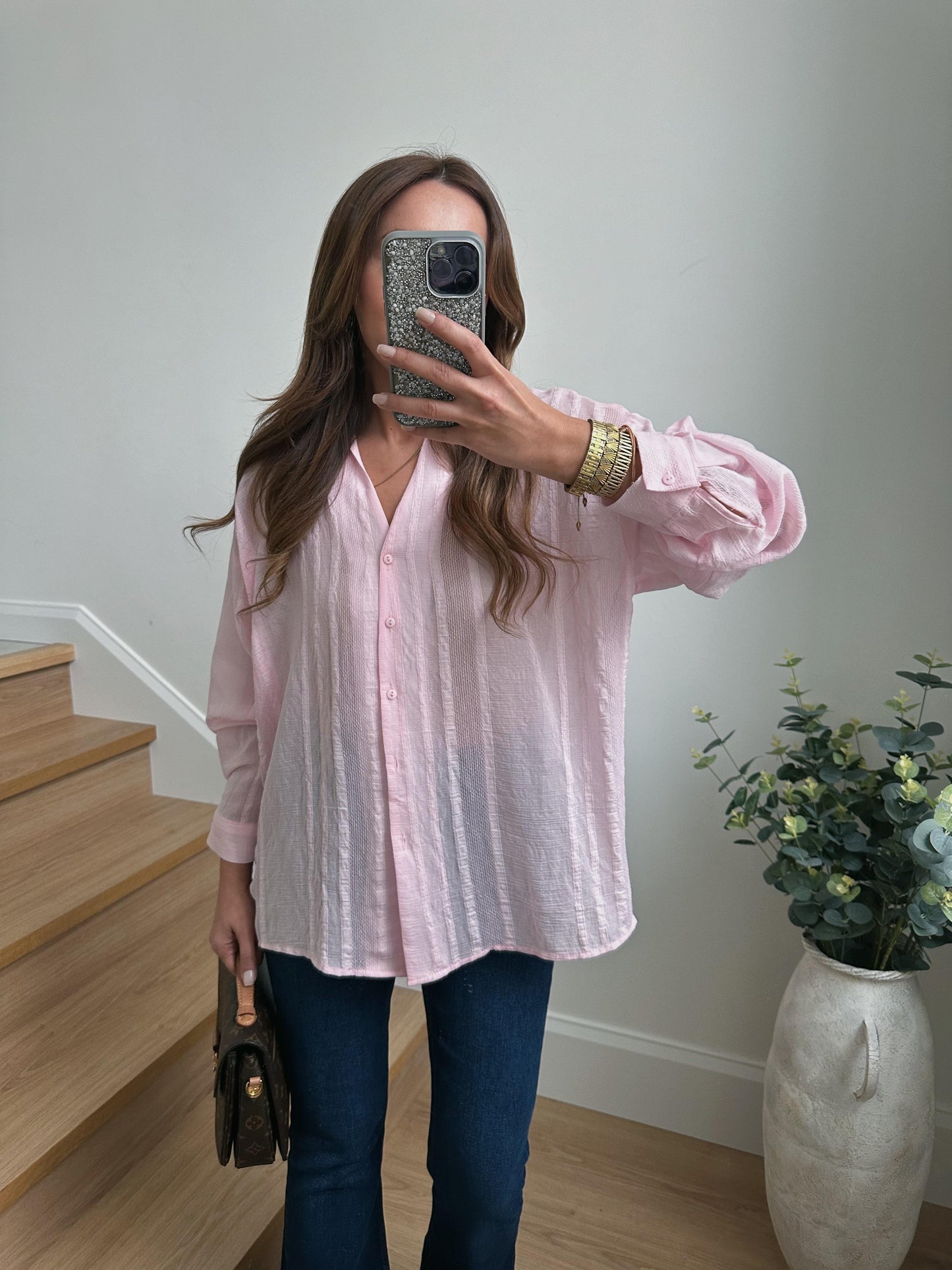 Tencel oversized shirt