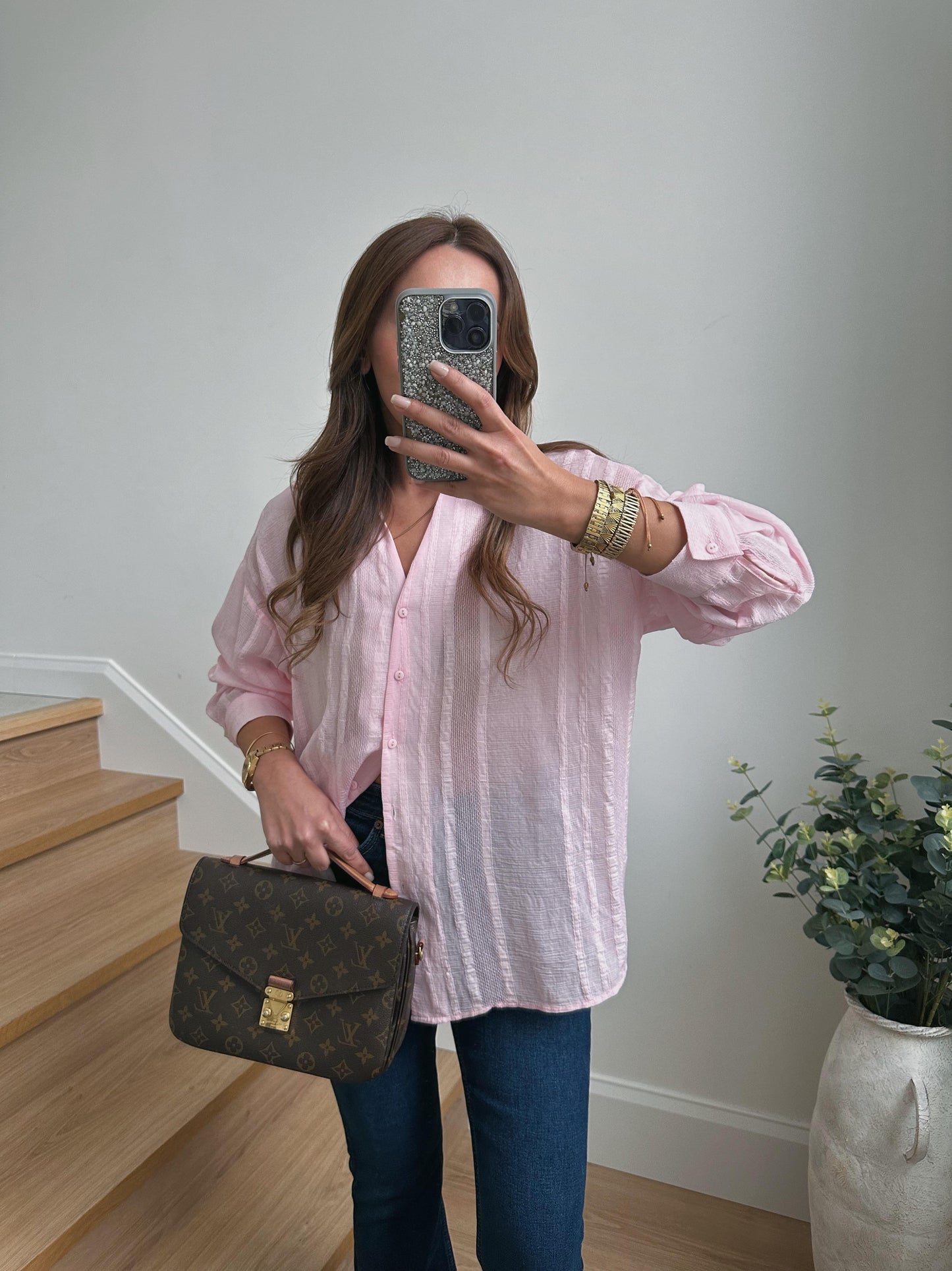 Tencel oversized shirt