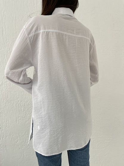 Shirt with strass details